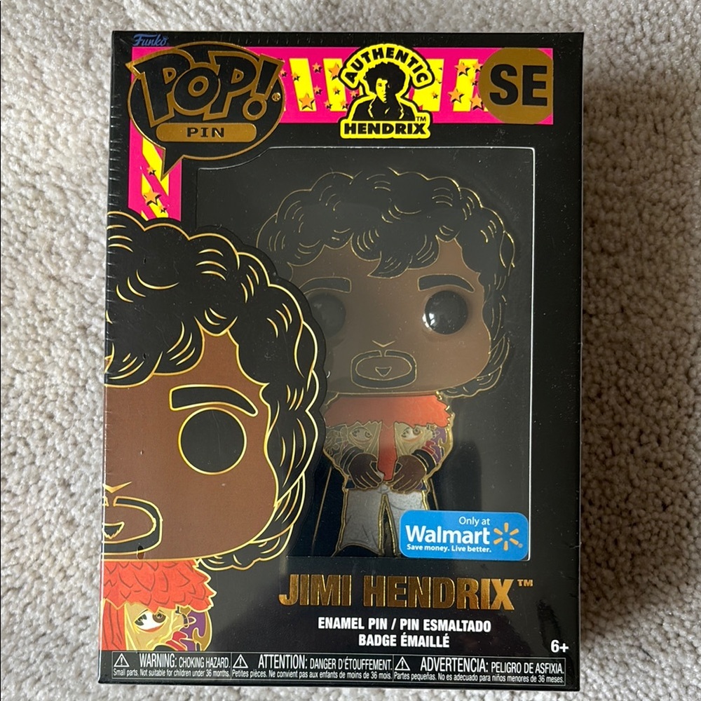 Funko Pop! Jimi Hendrix Enamel Pin - Special Edition